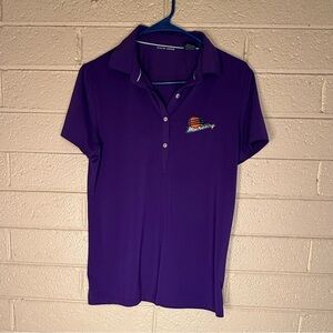Purple Phoenix Mercury Polo Shirt Size M